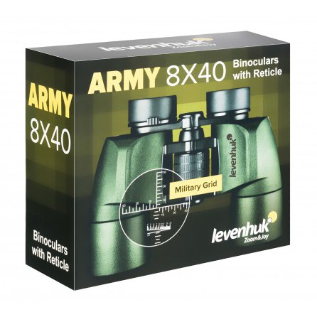 Бинокль Levenhuk Army 8x40 с сеткой