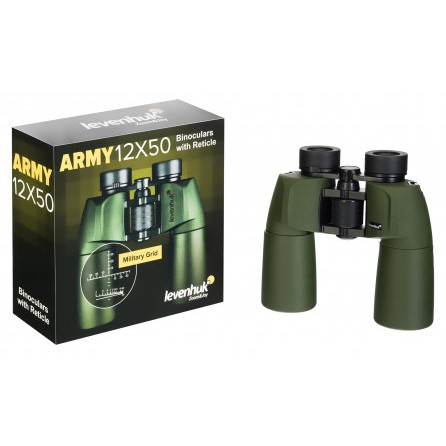 Бинокль Levenhuk Army 12x50 с сеткой