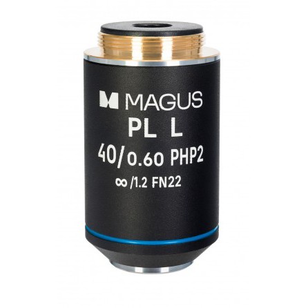 Объектив MAGUS 40HP 40х/0,60 Plan L фазовый PHP2 ∞/1,2 WD 3,5 мм