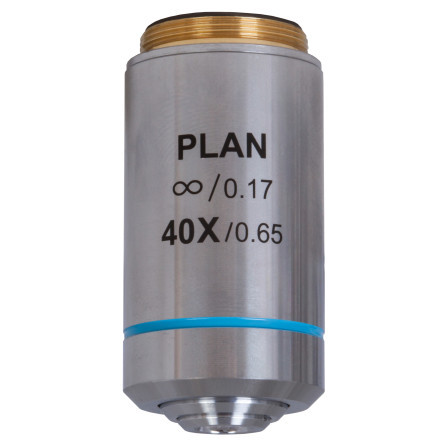 Объектив планахроматический Levenhuk MED 40x/беск