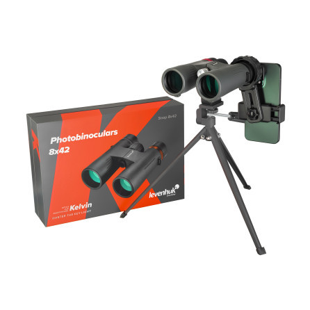 Фотобинокль Levenhuk Kelvin Snap 8x42 Фотобинокль Levenhuk Kelvin Snap 8x42