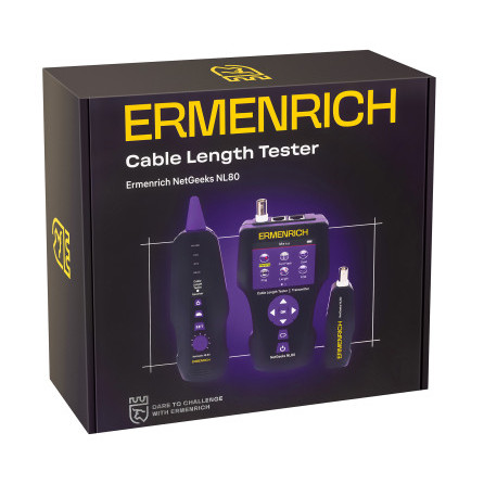 Измеритель длины кабеля Ermenrich NetGeeks NL80