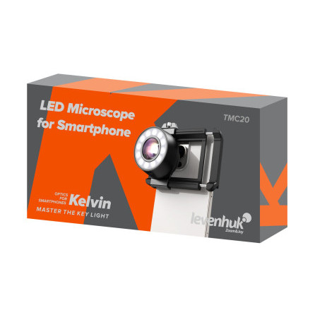 Микроскоп для телефона с подсветкой Levenhuk Kelvin TMC20