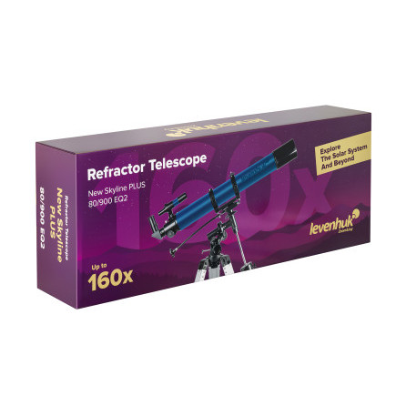 Телескоп Levenhuk New Skyline PLUS 80/900 EQ2
