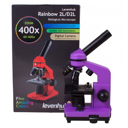 Микроскоп Levenhuk Rainbow 2L Amethyst/Аметист