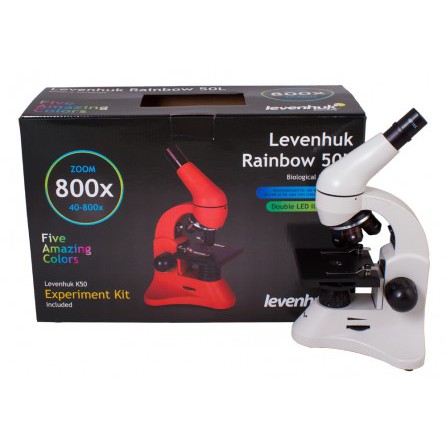 Микроскоп Levenhuk Rainbow 50L Moonstone/Лунный камень